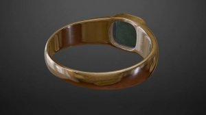 Перстень А.С. Пушкина с изумрудом.