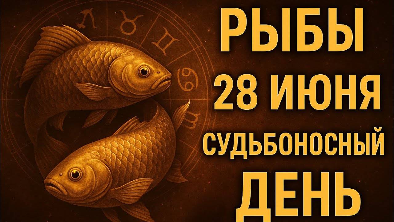 Рыбы. 28 июня. Всё решится одним взглядом. И вы это почувствуете. Гороскоп на сегодня