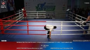 240 75 кг КАПУСТИНСКИЙ Леонид Московская ЦФО - АБДУЛАЕВ Баганд С-Петербург СПБ