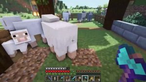 🌾 Эко-база в Minecraft — с заботой о зверушках и порядке в сундуках!