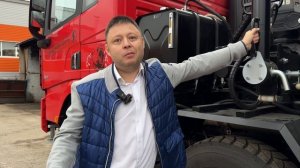 Показываем ломовоз на базе Shacman 8x4 + удлиненная версия