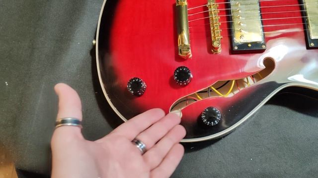 Обзор сборки китайской реплики Gibson ES Les Paul красный берст смотреть онлайн