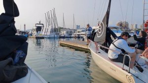 отправление парусной яхты в морском порту Сочи 1ч
