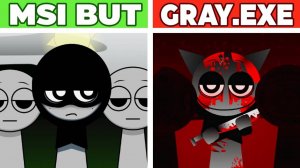 INCREDIBOX SPRUNKI 🌑 | MSI GRAY.EXE! ⚫🌀 ТЕМНЫЙ ИНТЕРНЕТ!