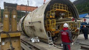Монтаж тоннелепроходческой машины