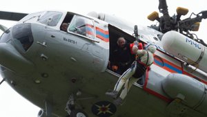 В ЦПК и Звёздном городке прошла тренировка по действиям в случае эвакуации на вертолёте