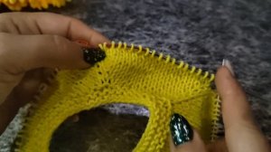 Соединение в круговое вязание,отделение рукава,как набрать петли на юбку