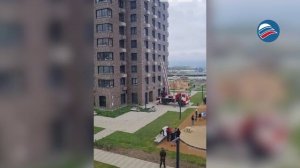 «Чудо на 12-м этаже»: весь район спасал любопытного пса, вылетевшего из окна на Сахалине