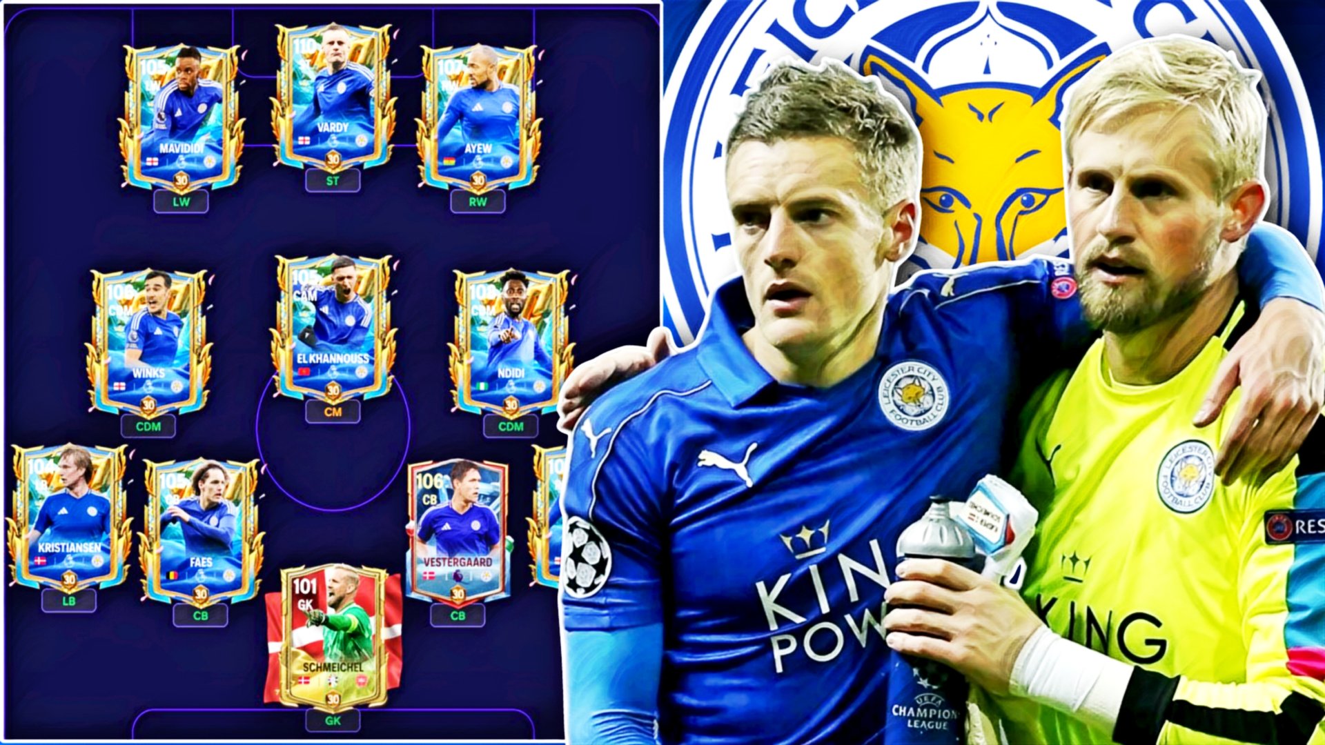 Я СОБРАЛ ЛУЧШИЙ СОСТАВ ЛЕСТЕР СИТИ в FC MOBILE смотреть онлайн