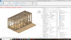 Урок Revit. Каркасный дом из курса. Проектирование террасы.