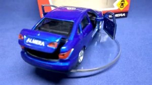 Nissan Almera - моделька в масштабе, 3D обзор (Технопарк)