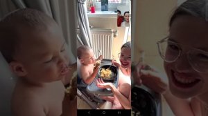 На видео связи с бабушкой Олей