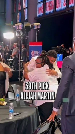 The emotional moments of hearing your name called in Round 2 of the 2025 NBA draft