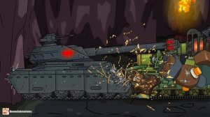 HomeAnimations – Мультики про танки  Гладиаторский бой МОНСТРА - проверка способностей !