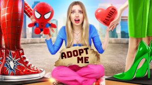 Тим Тин : Меня Удочерил Spiderman! Мой Папа - Супергерой