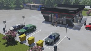 Роботизированная автомойка BRV в Братске. Проект.
