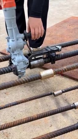 Процесс соединения арматуры
