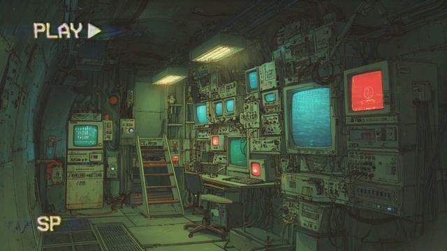N I G H T S H E L L [Synthwave Silence Inside the Final Broadcast Shelter of Cyberpunk City]