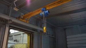 кран опорный 5т пролет 7,5м с болгарским тельфером.