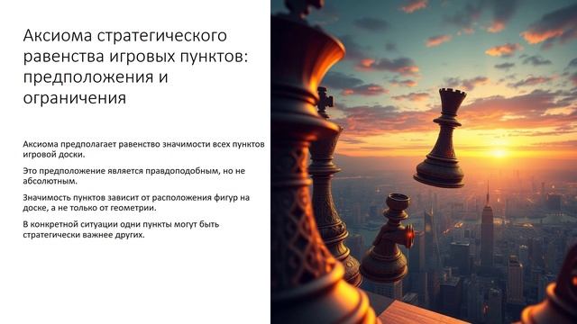 Аксиомы игры