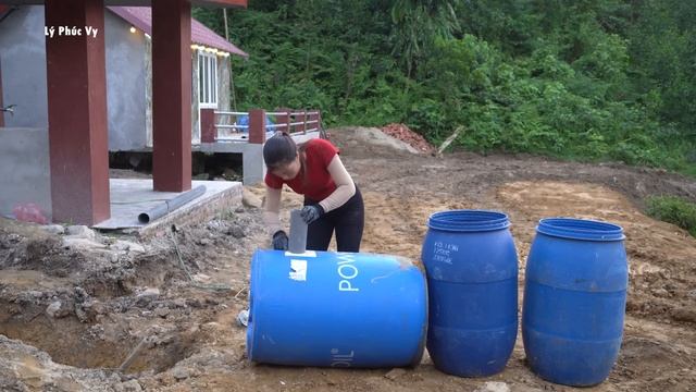 Install Plumbing and Sink to Complete The Bathroom. Ly Phuc Vy