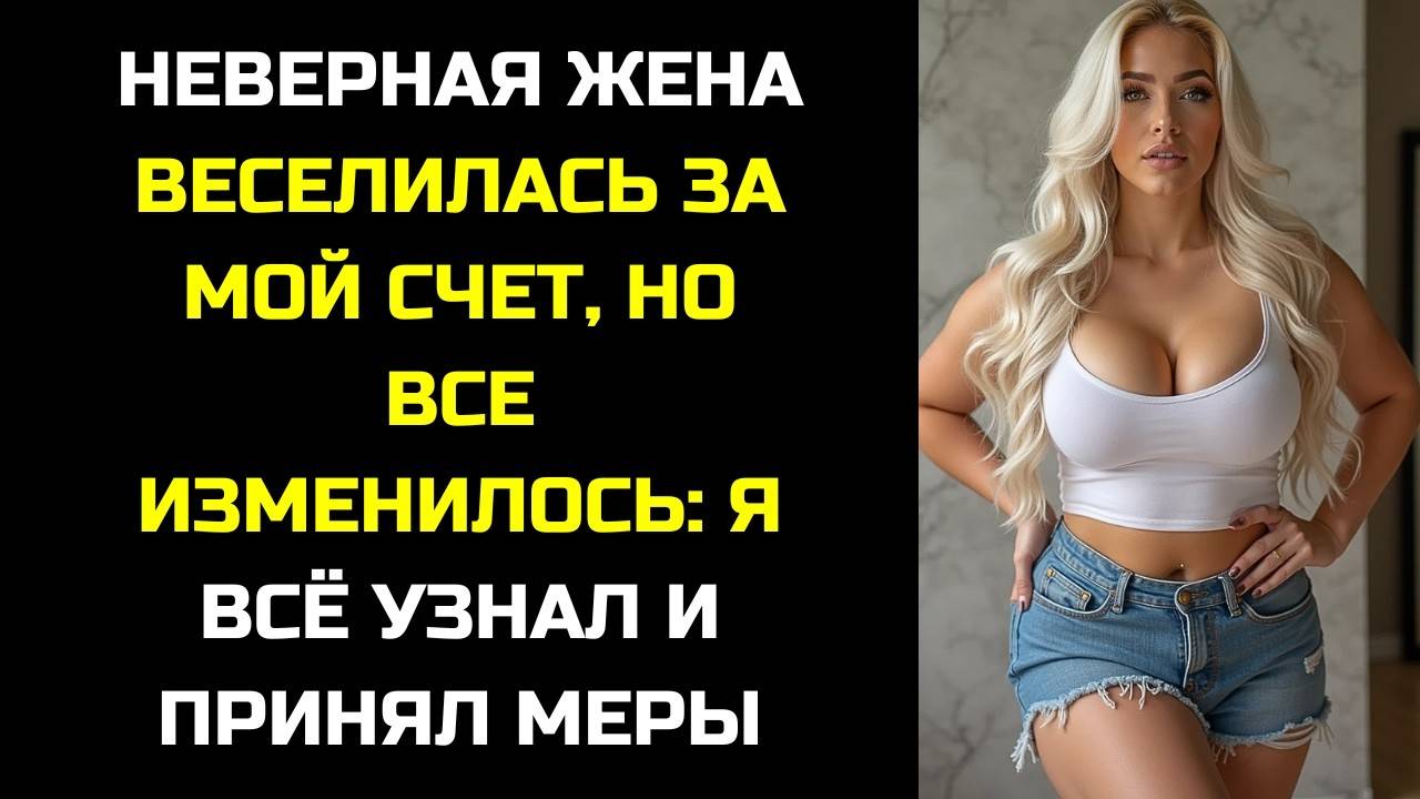 НЕВЕРНАЯ ЖЕНА ВЕСЕЛИЛАСЬ ЗА МОЙ СЧЕТ, НО ВСЕ ИЗМЕНИЛОСЬ