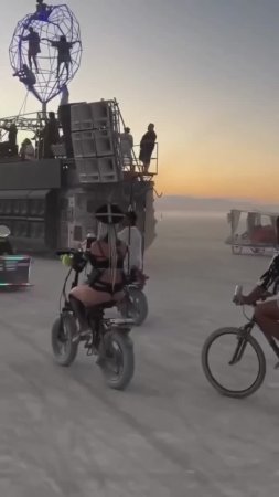 на фесте Burning Man