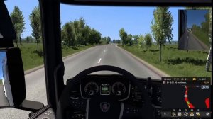 Везем бетонные плиты в ETS2