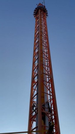 Самый высокий в России аттракцион свободного падения с эффектом катапульты жар-птица #сочи #life