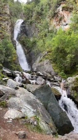 видео водопад алтай