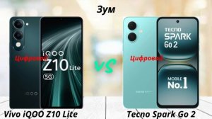 Vivo iQOO Z10 Lite против Tecno Spark Go 2 : Производительность против Сверхбюджета! Кто лучше?