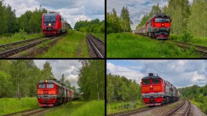 Движение поездов на участке Ожерелье-Мордвес | Часть 2