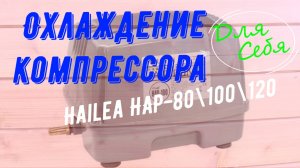 Компрессор Hailea hap 100 Перегревается компрессор в септике Почему? Улучшение охлаждения в септике