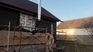 Ставлю трубу вентиляции
