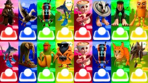 МЕГАМИКС БОБРИТО БАНДИТО 🆚 БОМБОМБИНИ ГУСИНИ 🆚 ДРУГИЕ БРЕЙНРОТ МЕМЫ | Tiles Hop №5-8