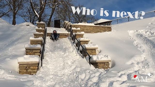 Открываем зимнее валяние в снегу - часть 3! Who is next?) #ЕстьОдноПравилоГлавноеНачать