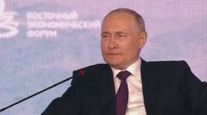 12 сентября 2023 года. Пленарное заседание восьмого Восточного экономического форума.