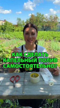 Как сделать капельный полив