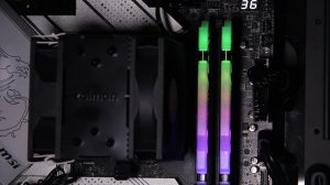Демонстрация подсветки Mastero DDR5 ARGB