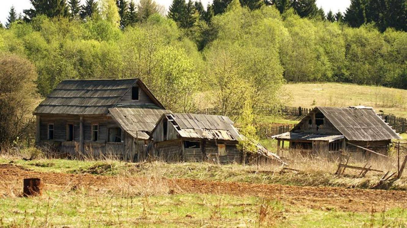 Страшная. Мистическая история  "Ночь в заброшенной деревне".