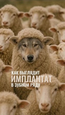 Имплантат в зубном ряду