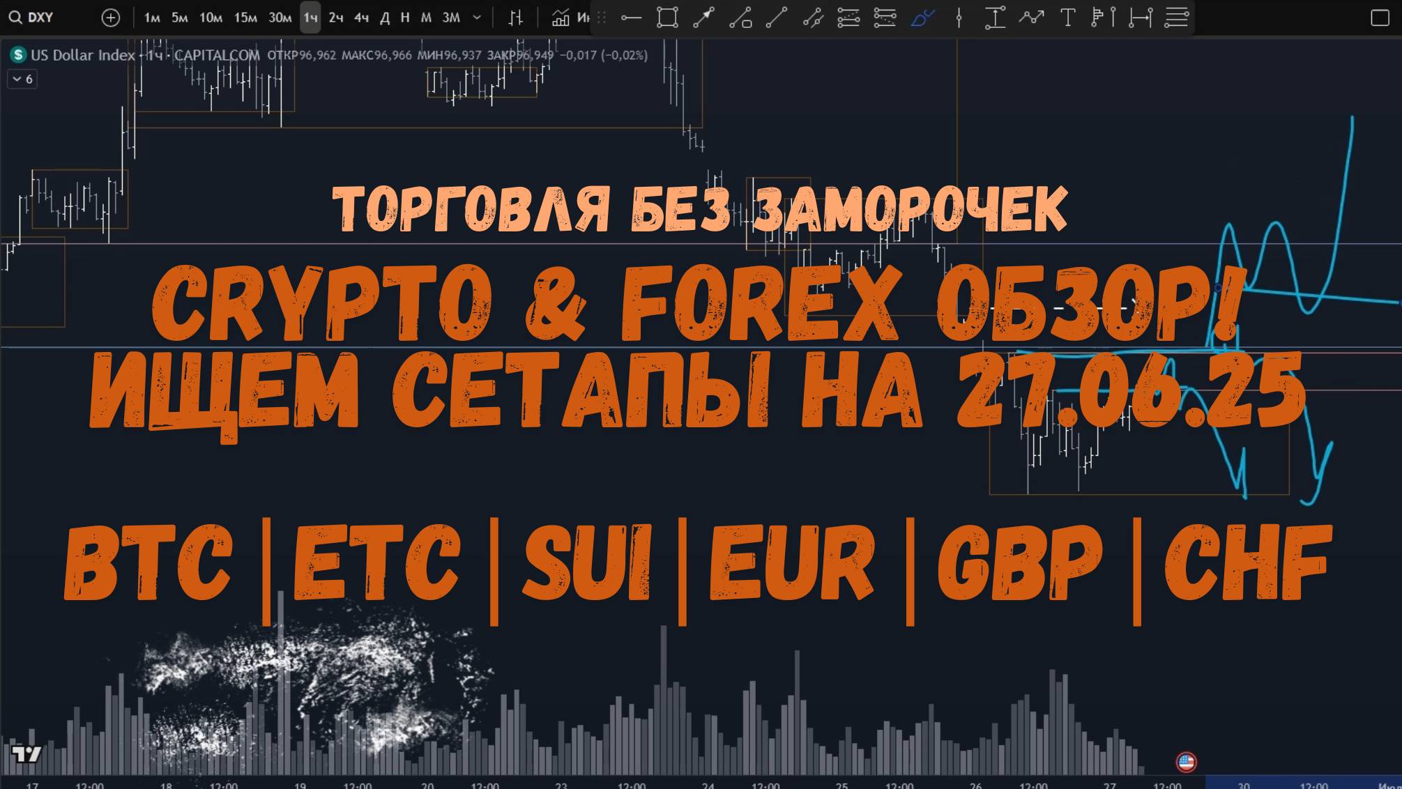 CRYPTO & FOREX Обзор на 27.06.25 - BTC | ETH | SUI | EUR | GBP | CHF и другие.