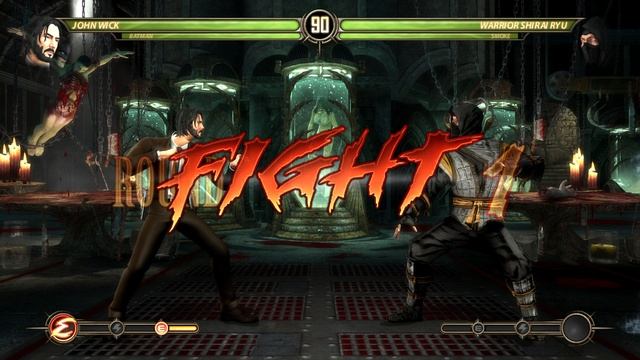 Игра за John Wick & Batman MK vs DC в Mortal Kombat Komplete Edition на PC Expert в 4K