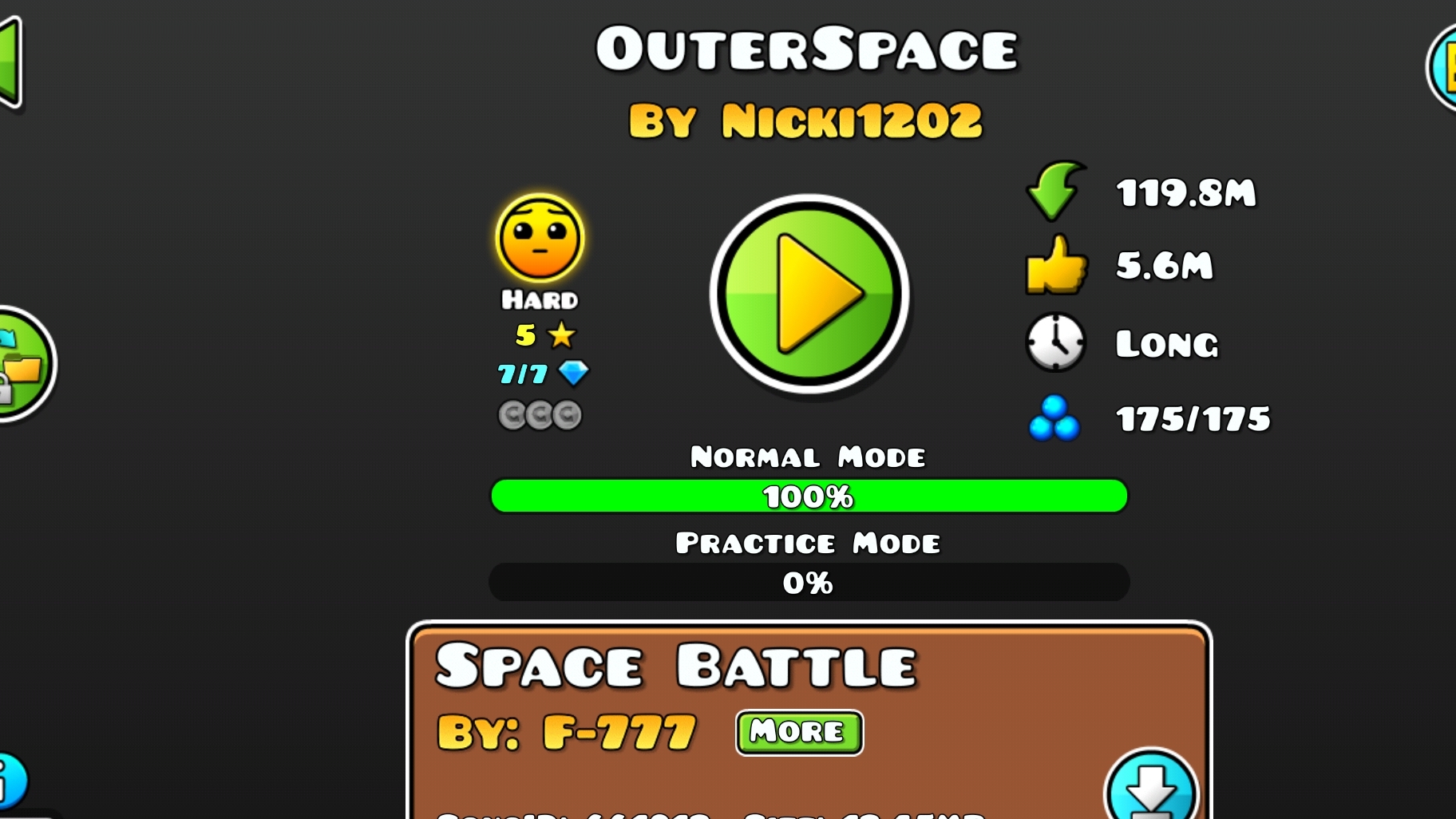 Прошёл босса. Играю в geometry dash.