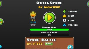 Прошёл босса. Играю в geometry dash.