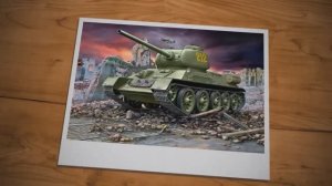 Масштабная модель советского танка T-34/85