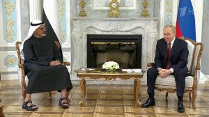 Владимир Путин в Минске встретился с наследным принцем Абу-Даби