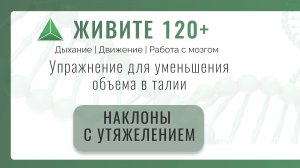 Упражнение для уменьшения объема в талии «Наклоны с утяжелением»