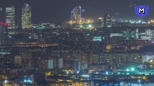 Barcelona at Night 🌃 _ Futuristic Techno City Music Vibes 🚀 _ Night Drive 4K