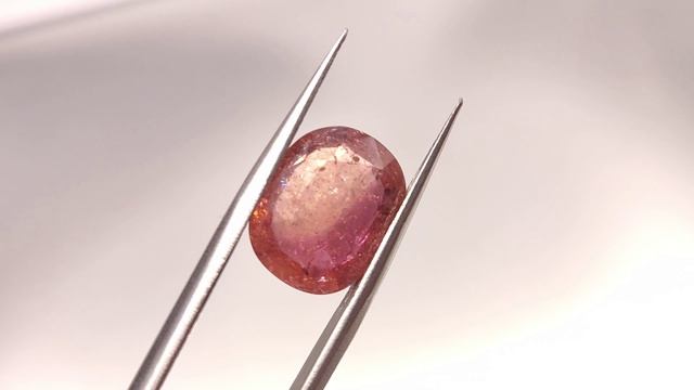 4.43 ct. Турмалин оранжево-розовый. Мозамбик
